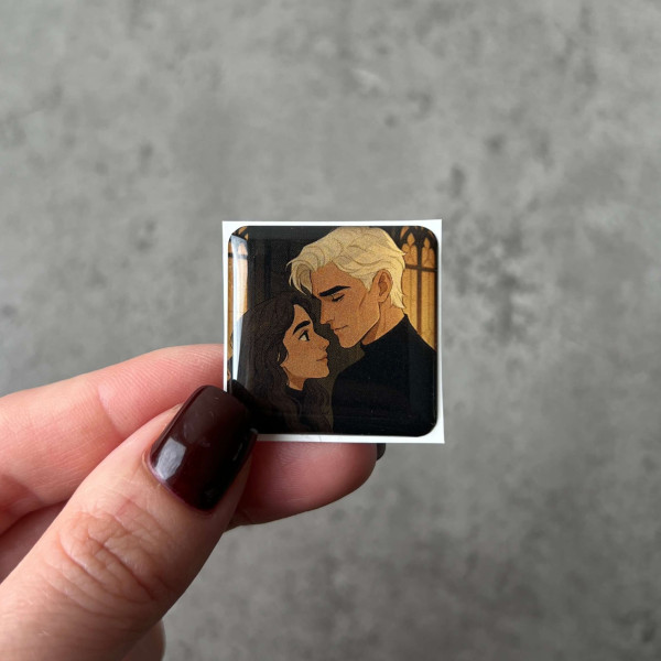 3D sticker "Loving Draco and Hermione"