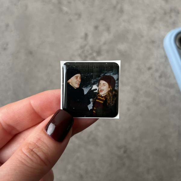 3D sticker "Happy Draco and Hermione"