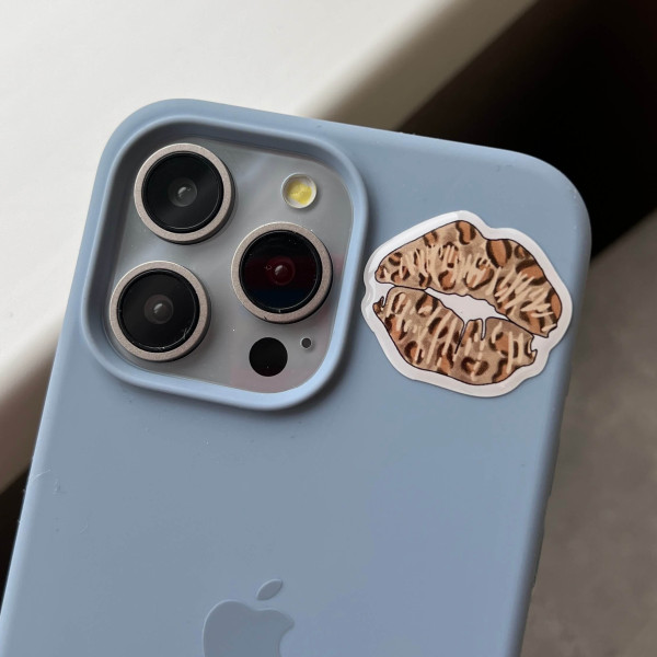 3D sticker "Leopard kiss"