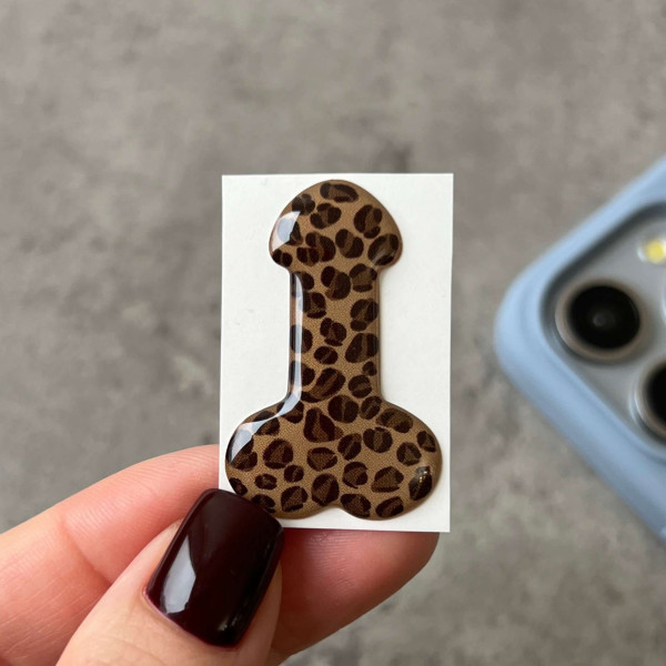 3D стікер "Leopard dick"