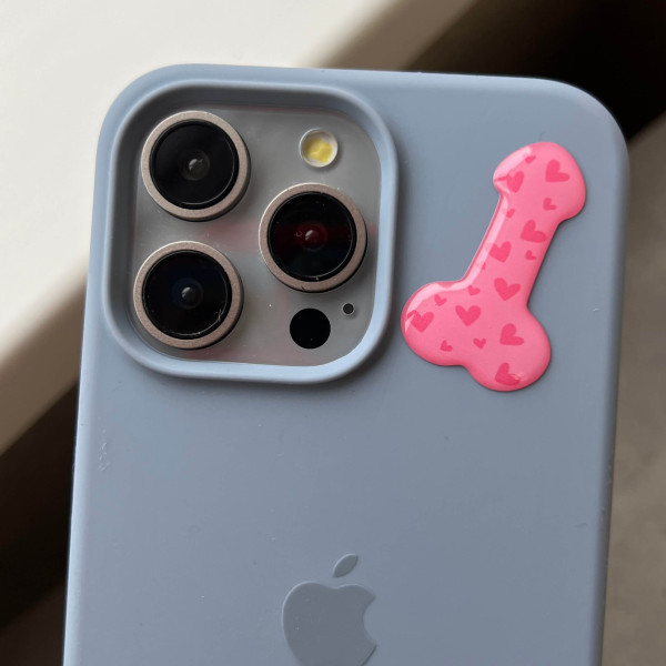 3D sticker "Pink dick"