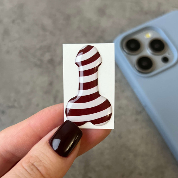 3D sticker "Christmas dick"