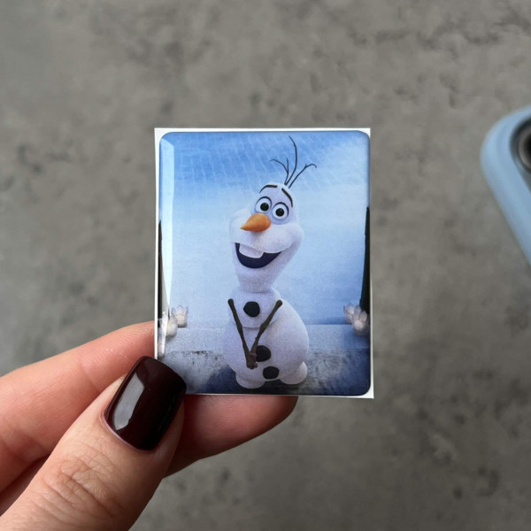 3D sticker “Happy Olaf”