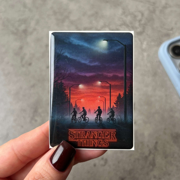 3D sticker "Stranger Things S1"