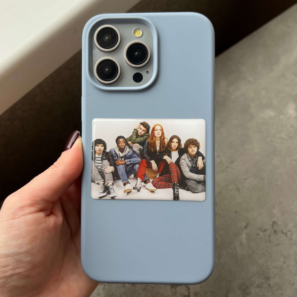 3D sticker "Eleven, Mike, Will, Lucas, Max and Dustin"