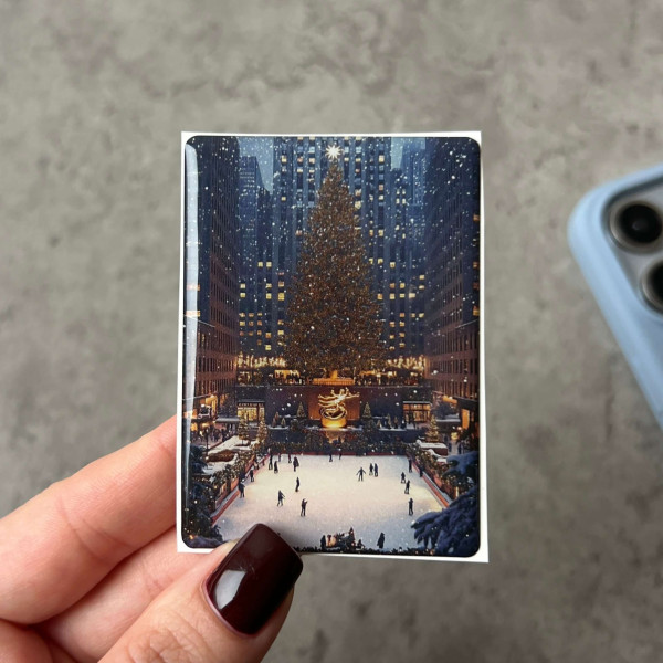 3D стікер "Christmas In New York"