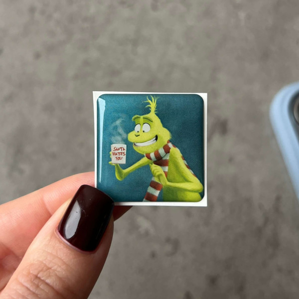 3D стікер "Happy Grinch"