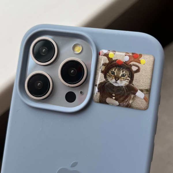 3D sticker "Christmas cat"