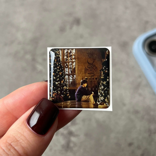 3D sticker "Harry Potter and christmas tree"