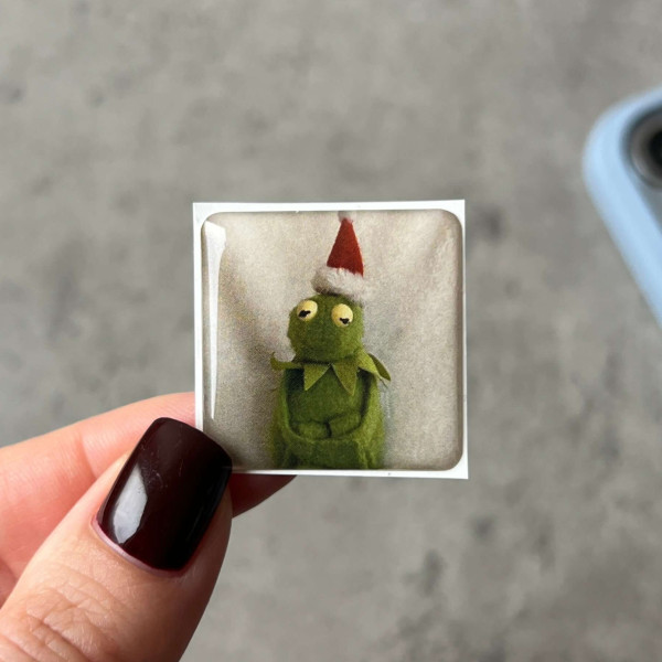3D sticker “Kermit the Froglet”