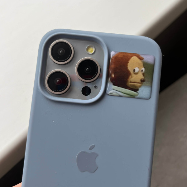 3D стікер "Surprised little monkey"