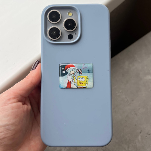 3D sticker "SpongeBob and Squidward"