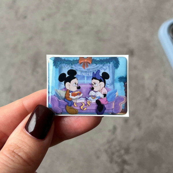 3D sticker "Mickey and Minnie Mouse"