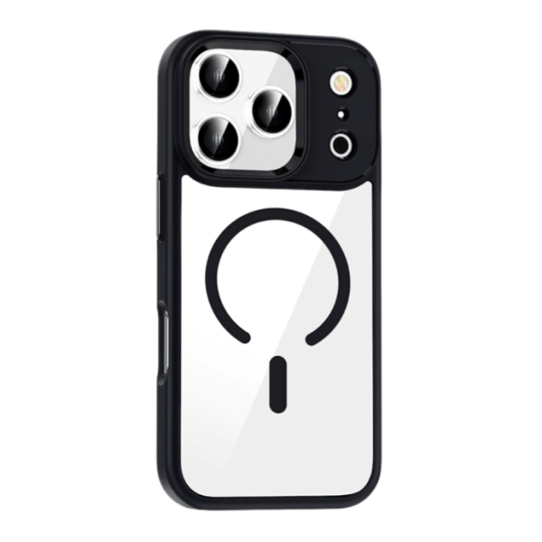 Case with Black Bumpers for iPhone 17 Pro MagSafe
