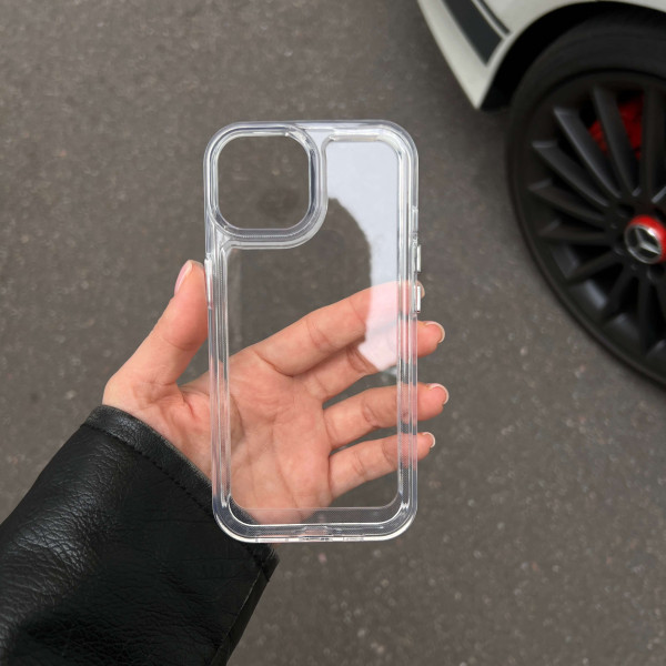 Чохол для iPhone 16 Pro прозорий протиударний 