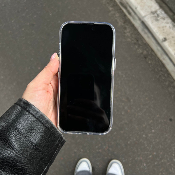 Чохол для iPhone 16 Pro прозорий протиударний 