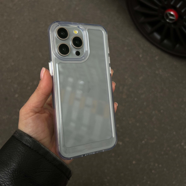 Чохол для iPhone 16 Pro прозорий протиударний 