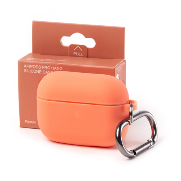 Чохол для AirPods 3 з карабіном Papaya