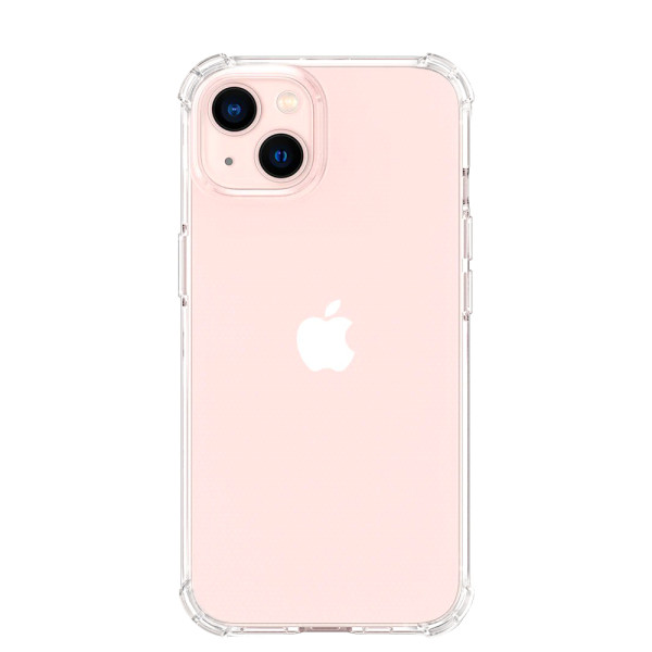 Силіконовий прозорий чохол з захисними бортиками iPhone 13