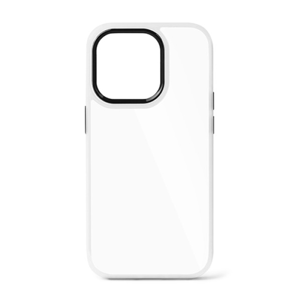 Прозорий протиударний чохол з прозорими бортиками для iPhone 13