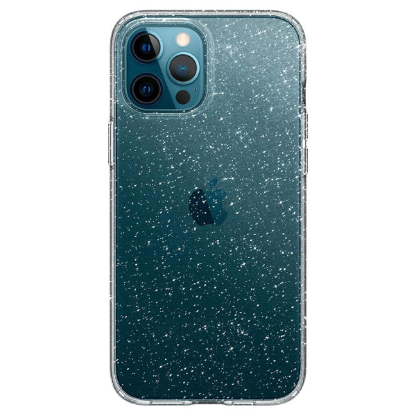 Прозорий силіконовий чохол з блискітками для iPhone 13