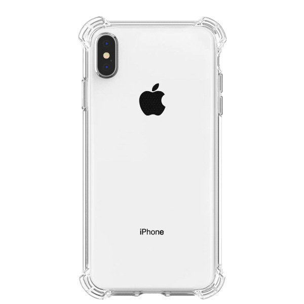Silicone Transparent Case with Protective Bumpers for iPhone XS Max