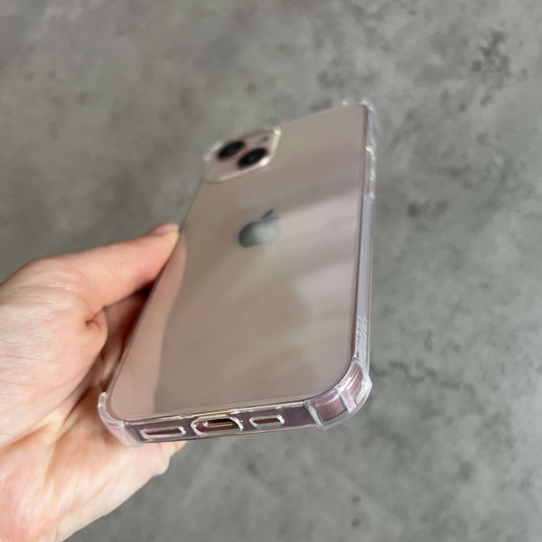 Силіконовий прозорий чохол з захисними бортиками iPhone XR