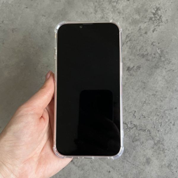 Силіконовий прозорий чохол з захисними бортиками iPhone XR