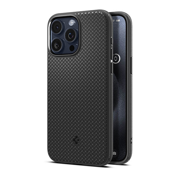 Spigen Mag Armor Black Case with MagSafe for iPhone 15