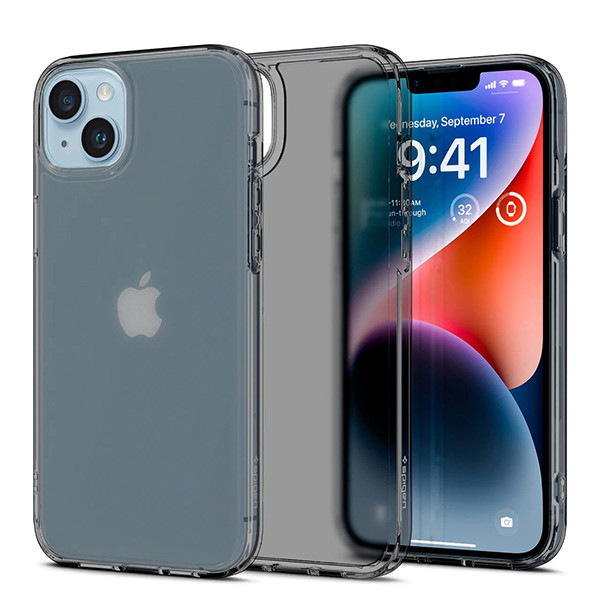 Чорний матовий чохол для iPhone 13 Spigen