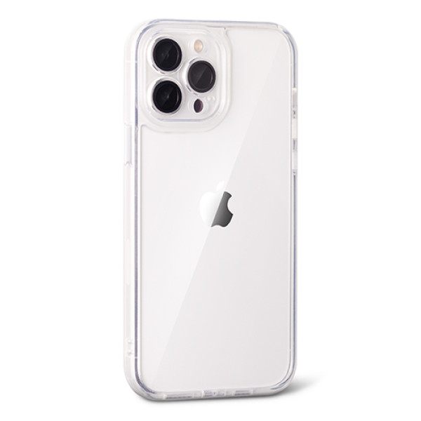 Протиударний чохол для iPhone 13 Pro з прозорими бортиками, закритою камерою та захисними лінзами