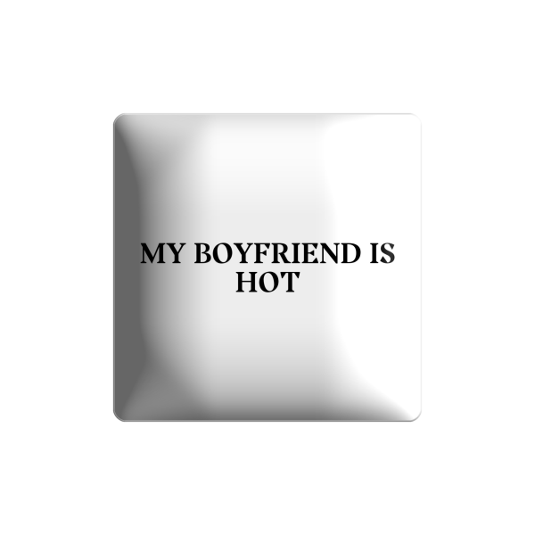 3D стікер "My boyfriend is hot"