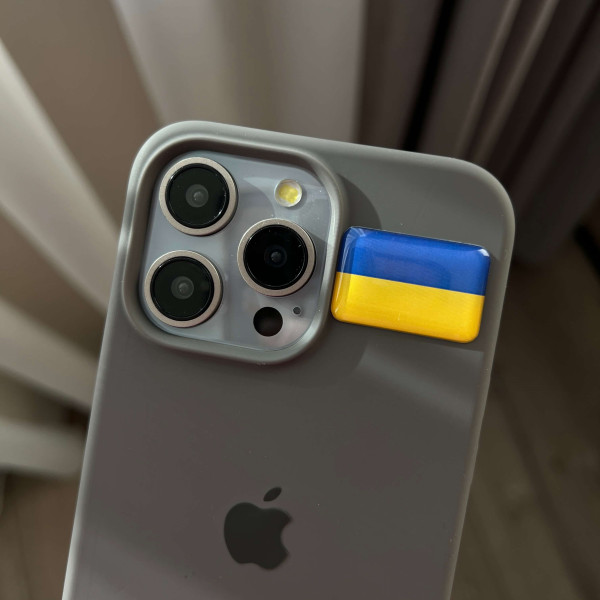 3D sticker "Flag of Ukraine, size 3x2 cm"