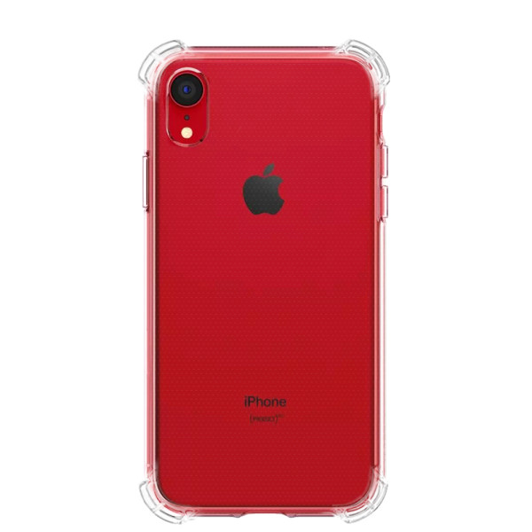 Силіконовий прозорий чохол з захисними бортиками iPhone XR