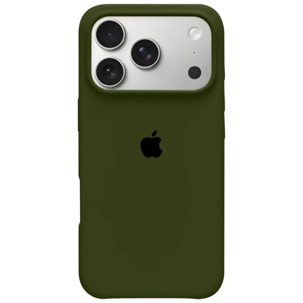 Full Silicone Case iPhone 17 Pro Max Army Green
