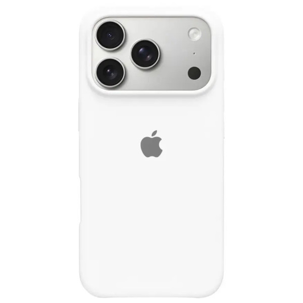 Full Silicone Case iPhone 17 Pro Max White