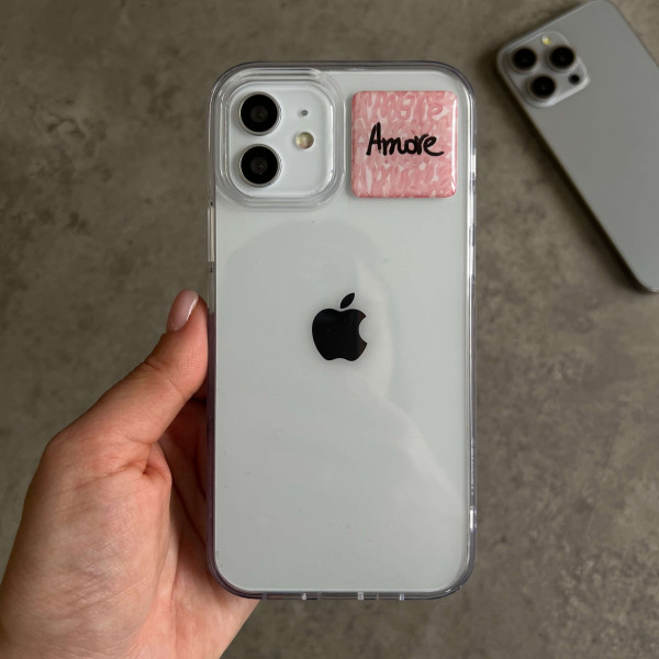 3D Sticker "AMOR Pink"