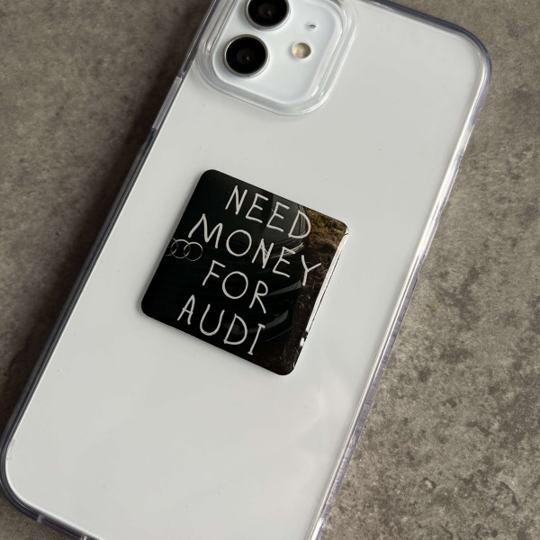 3D sticker "Need money for Audi"