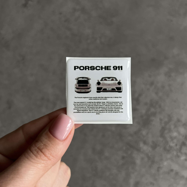 3D стікер "Porsche 911"