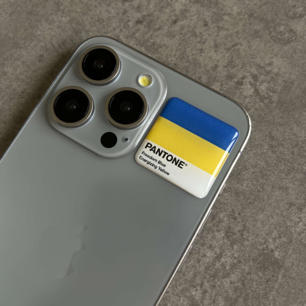 3D стікер "Прапор України Pantone"