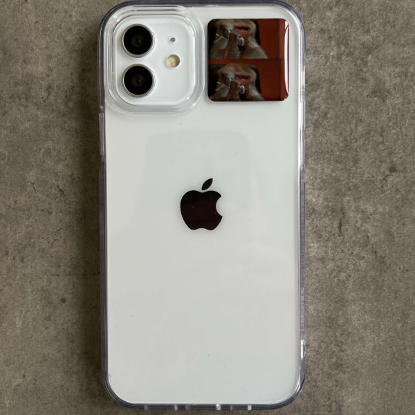 3D sticker "Monkey talking on the phone"