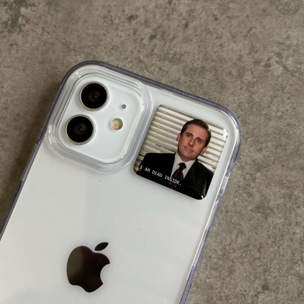3D sticker "Michael Scott 'I am dead inside', TV show 'The Office'"