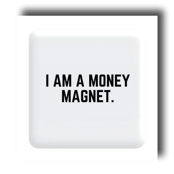 3D стікер "I am a money magnet"
