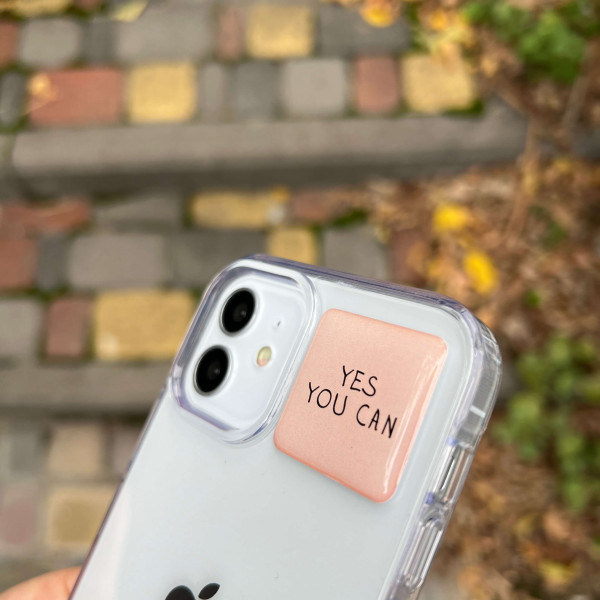 3D sticker "Yes you can"