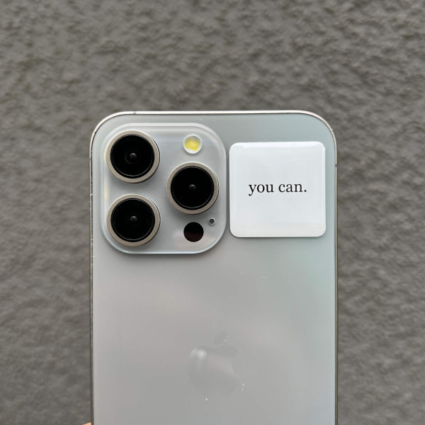 3D стікер "You can"